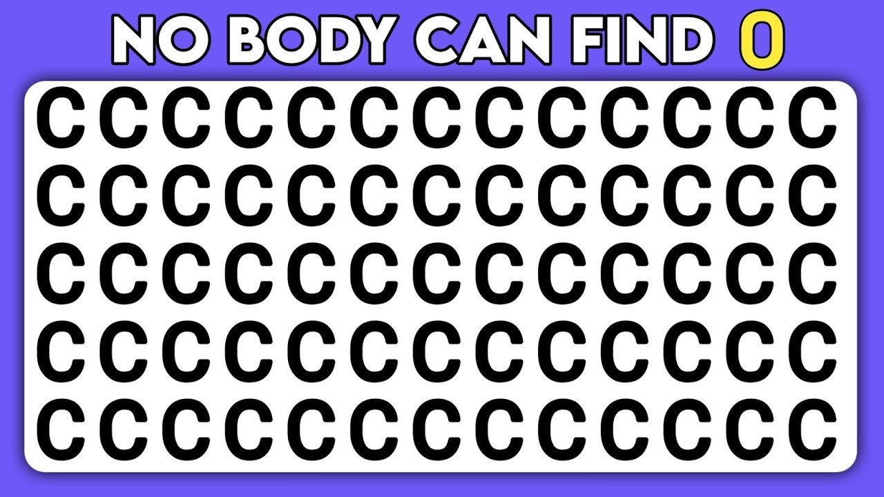 Find The Odd One Out | Test Your Observation Skills IQ Puzzle 🧠👀 | Number and Letter Edition.