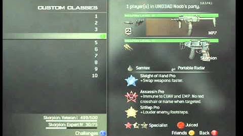 MW3- My Class Setup!