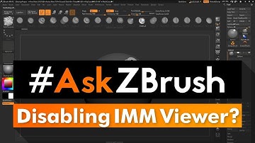 #AskZBrush: “How can I disable the IMM Viewer?”