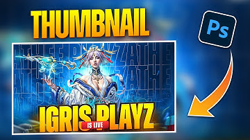 How to make gaming Thumbnail in photoshop ! 