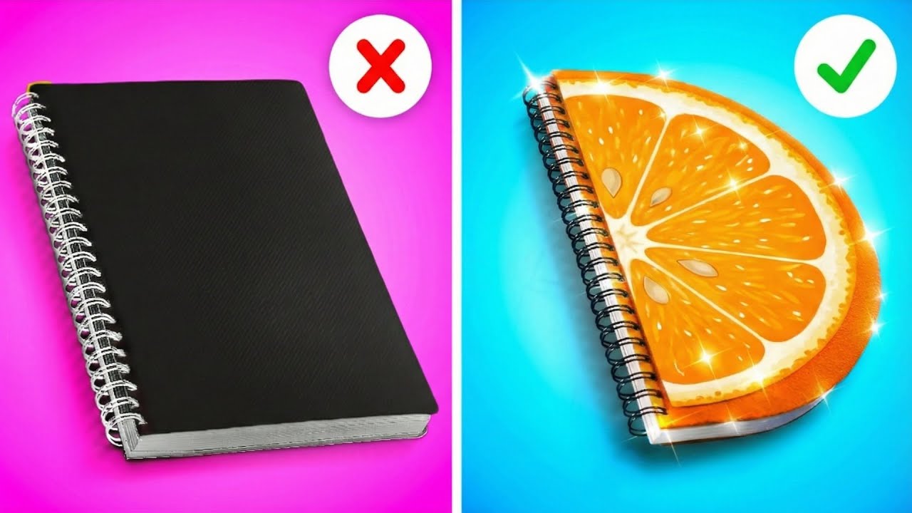 🟣 نضالات المدرسة المضحكة! 😂 حيل افعلها بنفسك يحتاجها كل طالب