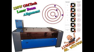 OMtTech laser beam alignment 130W machine