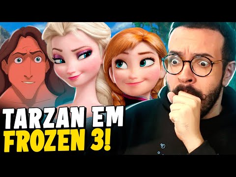 VAZOU A HISTÓRIA DE FROZEN 3! TARZAN É O IRMÃO PERDIDO DA ANNA E DA ELSA? - Entenda tudo!