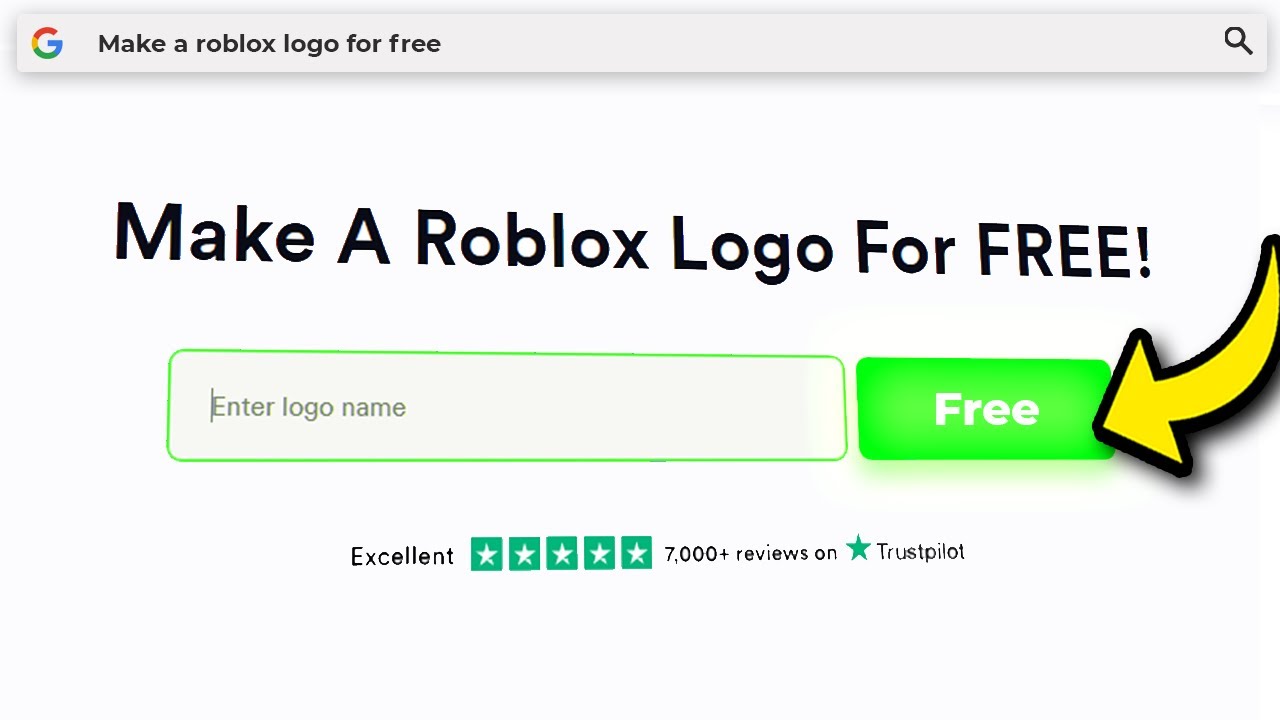 I used a FREE LOGO Maker for ROBLOX! 