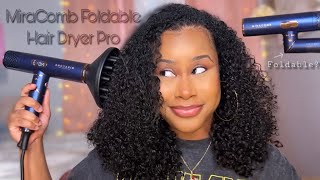 Super Fast Drying, Foldable, &amp; Portable Blow Dryer! | MIRACOMB Foldable Hair Dryer Pro