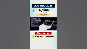 AAI ATC Recruitment 2025: How to Fill the Online Application Form | इन  बातों का ध्यान रखना है !