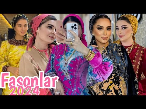 Vip saylanan elite moda koynek fasonlar 2024 • Türkmen moda köýnek fasonlar • Beautiful women dress