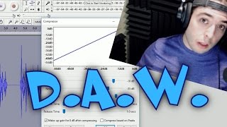 How to use AUDACITY for VOICE OVER - COMPRESSION and NORMALIZATION