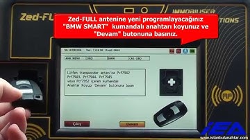 BMW CAS3 - CAS3+ Zed-FULL ile OBD ÜZERİNDEN SMART KEY ANAHTAR PROGRAMLAMA