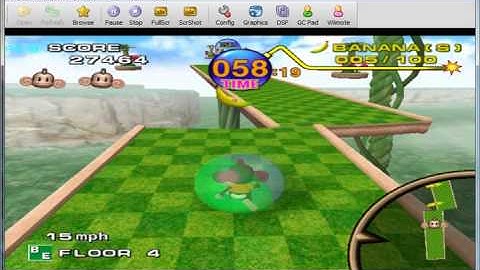 Super Monkey Ball on Dolphin SVN R 5080 - GameCube Emulator