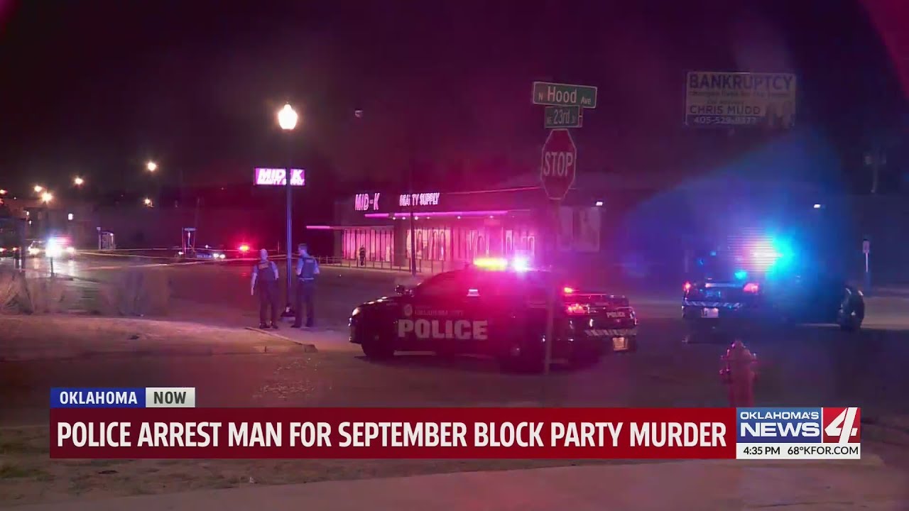 Man arrested for deadly shooting at NE OKC block party - YouTube
