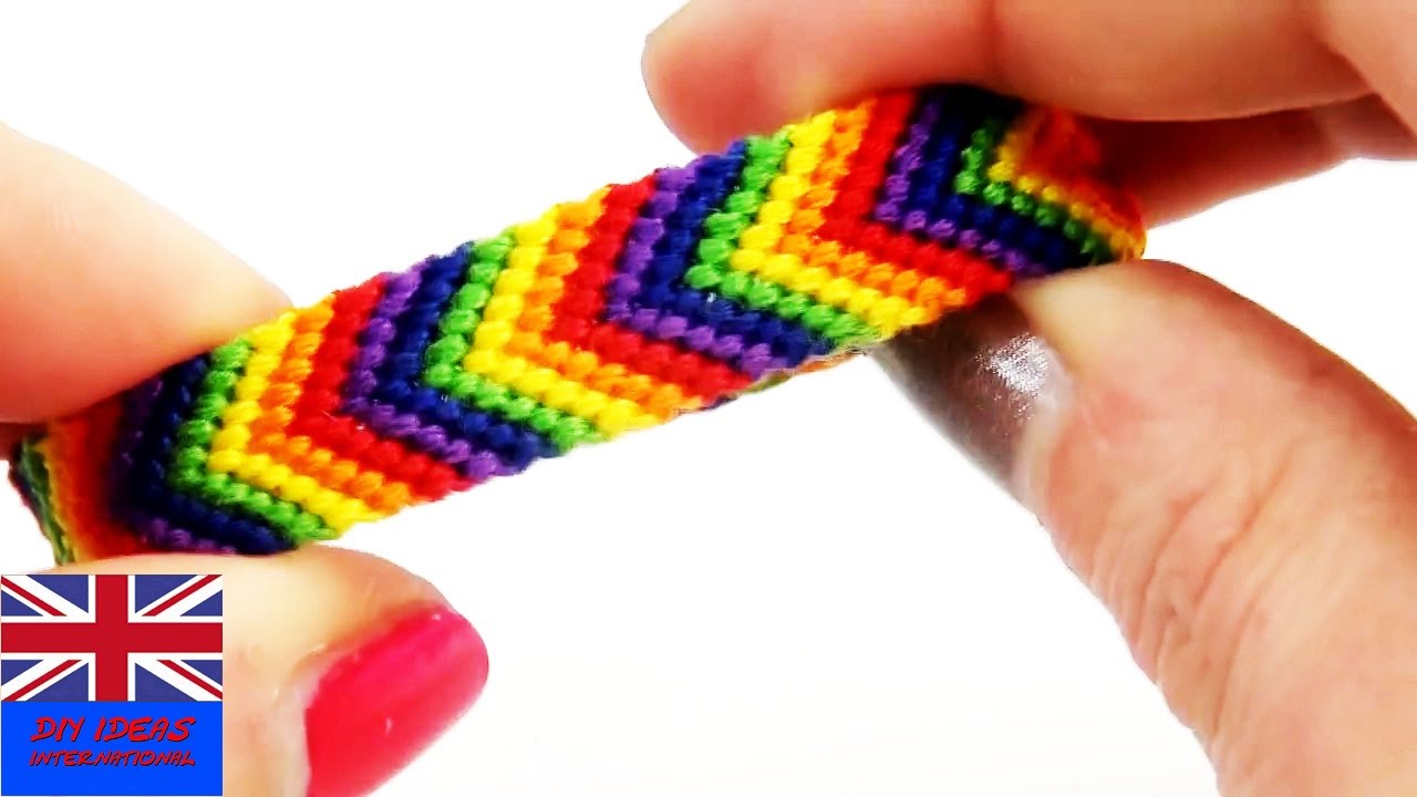 EASY PRIDE RAINBOW LOOM BRACELET - YouTube