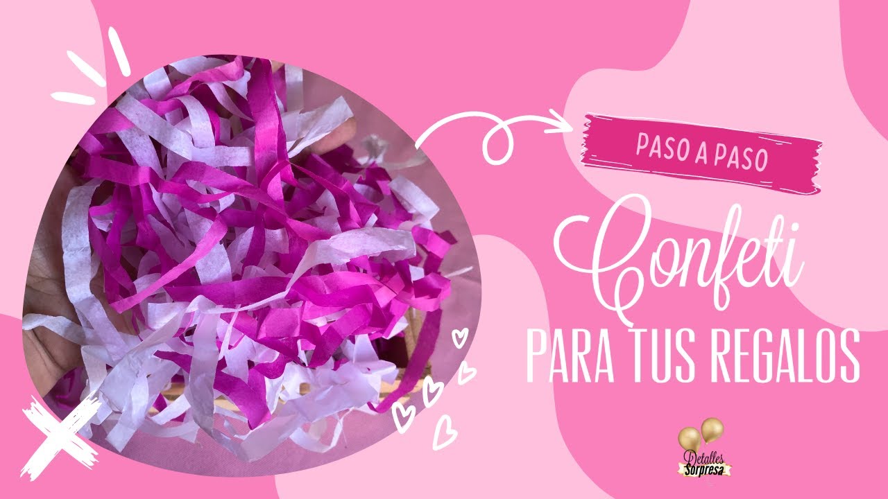 Cómo Hacer Confetti Con Papel China - La Casita Curiosa