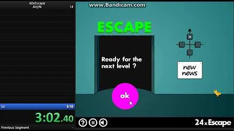 40xEscape Speedrun World Record in 4:49.86