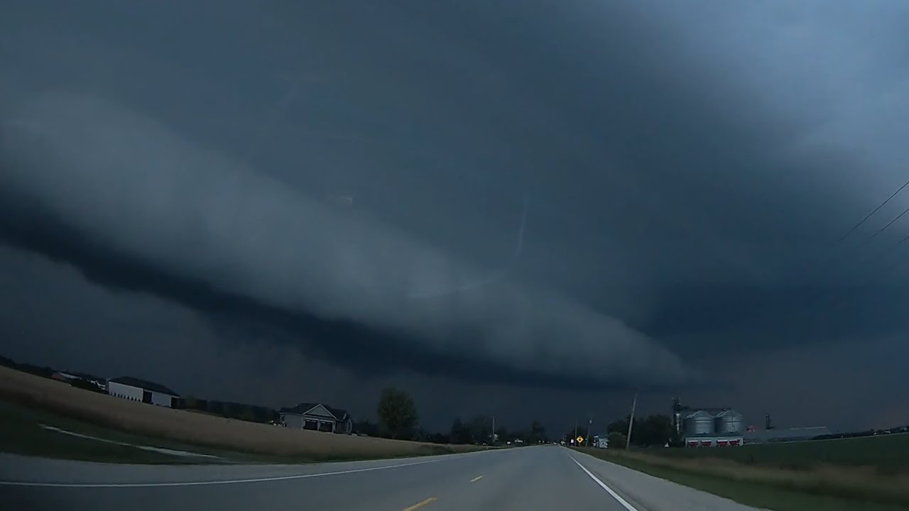 HP Supercell Storm In Ontario | Caught in the Core,  Intense Wind, Lightning & Rain | July 11, 2025