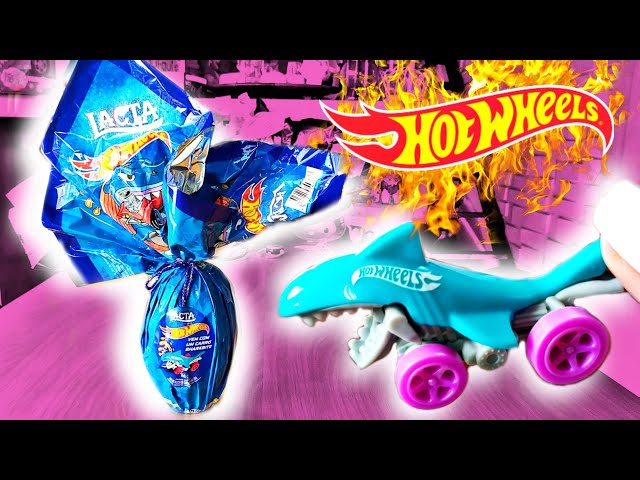 OVO DE PÁSCOA HOT WHEELS 2021 LACTA COM BRINDE CARRINHO SHARKBITE 