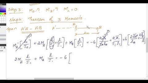 ANALYSIS OF A CONTINUOUS BEAM WITH SETTLEMENT OF SUPPORTS AND FIXED  CE 303 S A II MODULE 1 PART 11