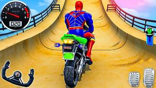 Mega Ramp Stunt Bike Simulator 3D - Motor Bike Motocross Impossible Racing - Android GamePlay #2 screenshot 3