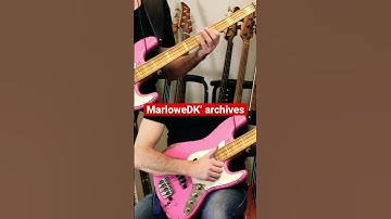 Slap bass with cross string hammerons - TAB link in comments. #dunlopstrings