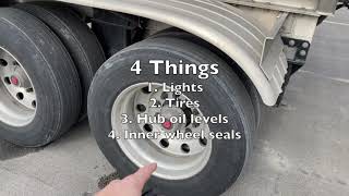 Semi Trailer Pre Trip Inspection