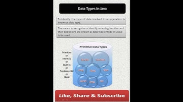 Data Types in Java (Part - 1)