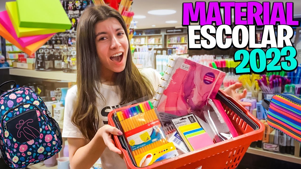 COMPRANDO MEU MATERIAL ESCOLAR 2023 !!!