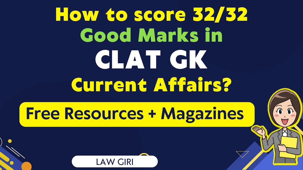 How to study gk and current affairs for clat 2025|Clat preparation ...