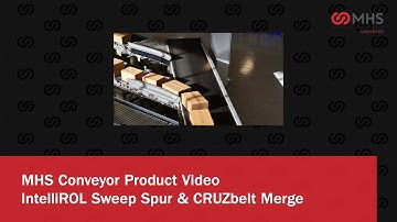 MHS Conveyor Corp._ IntelliROL Sweep Spur & CRUZbelt Merge