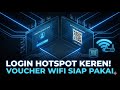 Tutorial Konfigurasi Template Hotspot Login &amp; Voucher MikroTik | Full Custom HTML