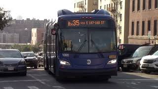 Evening Rush Hour Bx1/2 and Bx35 Action at Grand Concourse and 167th St