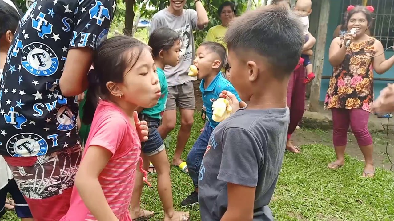 Apple Eating Game Funny Games for Party Riley's 1st Birthday YouTube