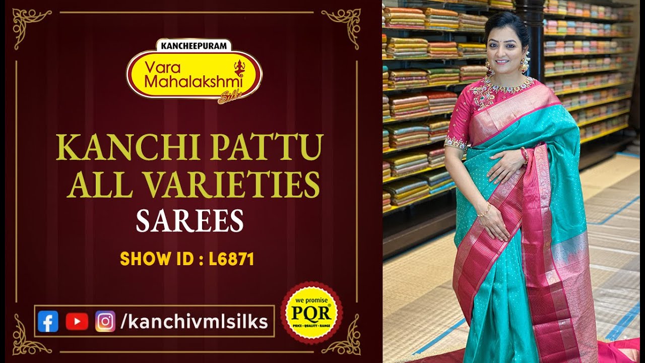 Kanchi Pattu All Varieties Sarees Collection | Kancheepuram Varamahalakshmi Silks LIVE