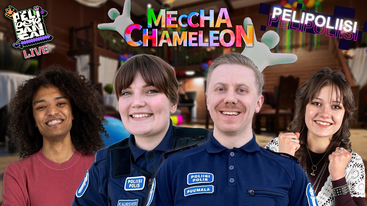 🔴NYT ON POLIISIT PAIKALLA! 👮- Meccha Chameleon ft. PELIPOLIISI