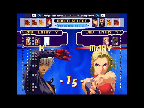 The King of Fighters 2000 - 🇰🇷 [MAD]BladeMaster(B) vs 🇰🇷 Deadpool00(B) | (2026-03-25 16:35 UTC)