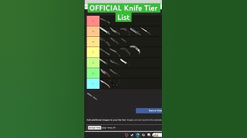 OFFICIAL KNIFE TIER LIST! (CS2) #cs2 #knife #tierlist #counterstrike2