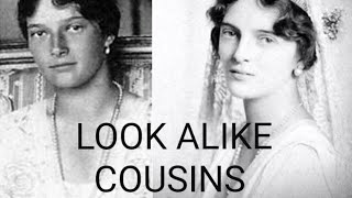 Grand Duchess Tatiana Nikolaevna  and Princess Irina Alexandrovna: Look alike Romanov cousins
