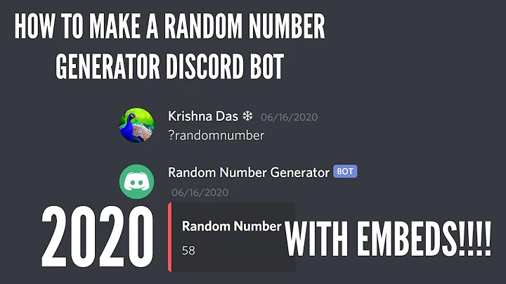 Create a Random Number Generator Discord Bot with Python