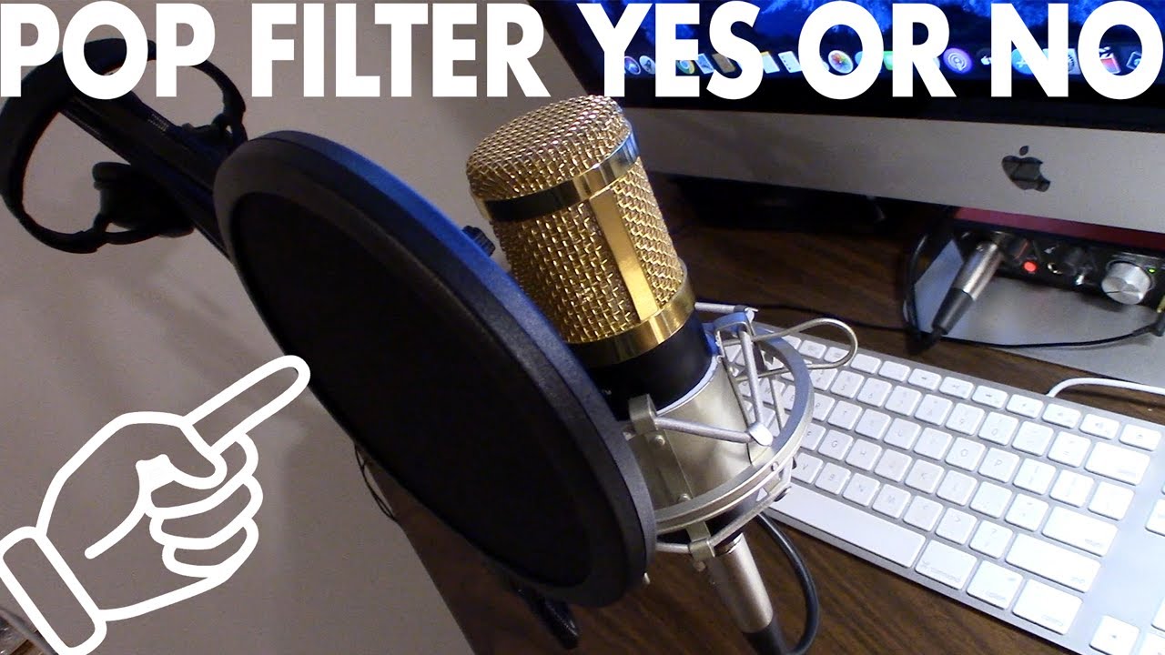 POP FILTER YES OR NO It makes a difference in your videos easy setup