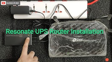 Resonate UPS Router Installation | CRU12V2A | Step by Step Details