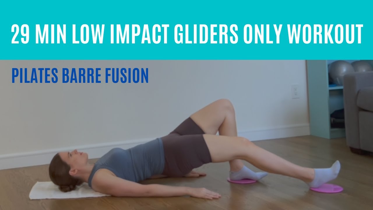 Total Body Gliders Only Workout Pilates Barre Fusion No Mat