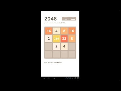 2048 Number Puzzle Gameplay - Android Mobile Game