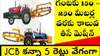 Tractor Fitted Trencher || Trenching Machine || Trencher Machine || Trencher Tractor ||