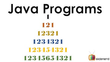 65 Java Patterns Numeric 3 Code |