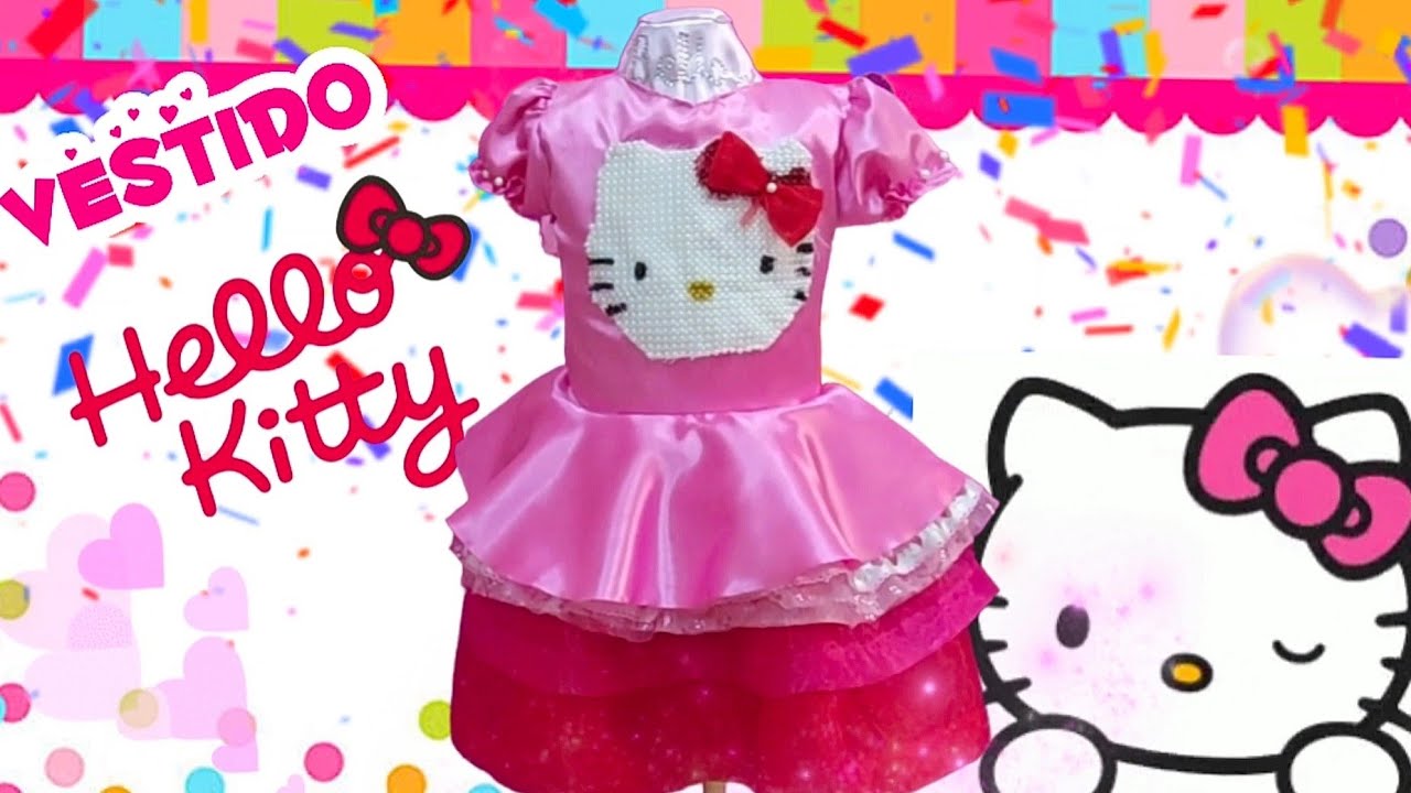 Como hacer vestido inspirado en Hello Kitty