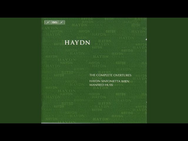 Haydn - Il Ritornio di Tobia: ouverture : Haydn Sinfonietta Vienne / M.Huss