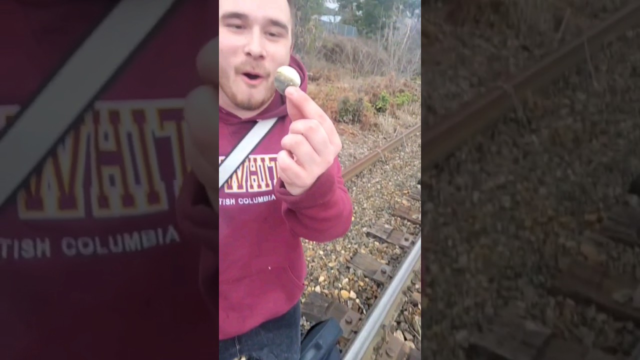 Flattening Coins train coins shorts canada YouTube