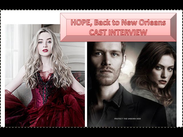 Hope, Back to New Orleans ⚜️ || Cast Interview
