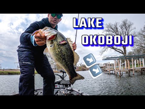 Big Largemouth Bass On Lake Okoboji 