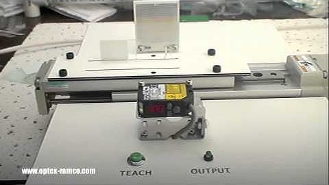 Optex FA DR-Q Series Clear On Clear Sensing