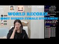 kkatamina/Miyoung breaks the world record for most subscribed female streamer